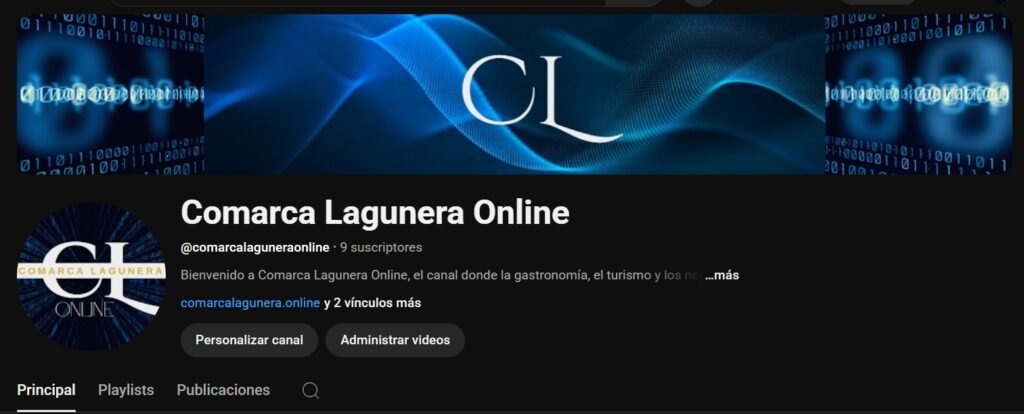 portada canal de YouTube Comarca Lagunera Online portada canal de YouTube Comarca Lagunera Online