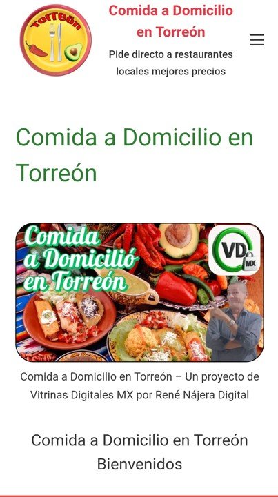 Pagina de inicio Comida a Domicilio en Torreon Pagina de inicio Comida a Domicilio en Torreon