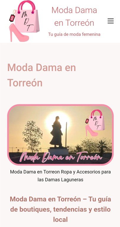 Pagina de inicio Moda Dama en Torreon